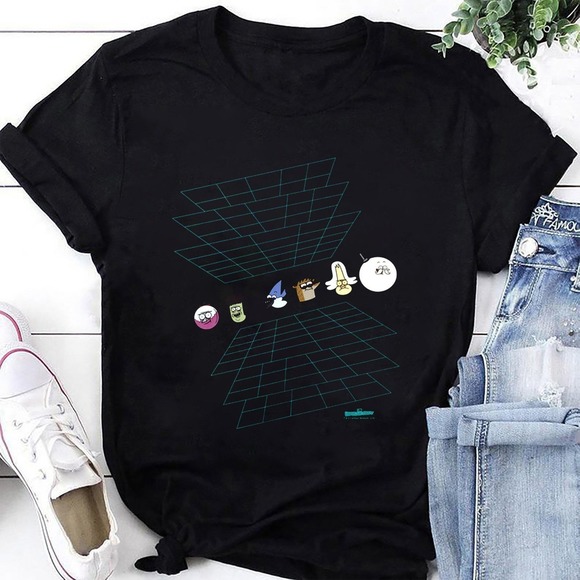 Other - Regular Show Regular Grid T-Shirt